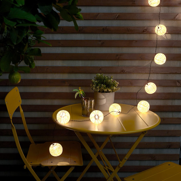 IKEA SOMMARLANKE LED String Light w 12 Lights, Dots Yellow/Battery Operated NEW - Picture 3 of 6